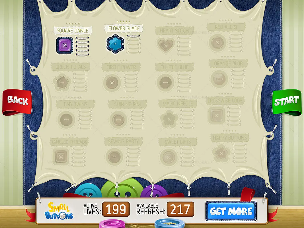 Small Buttons screenshot 06: Game Levels