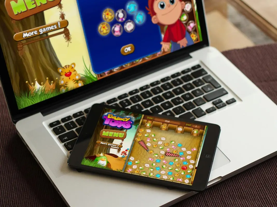 Bouncy Toys on MAC, PC and tablet: Gameplay